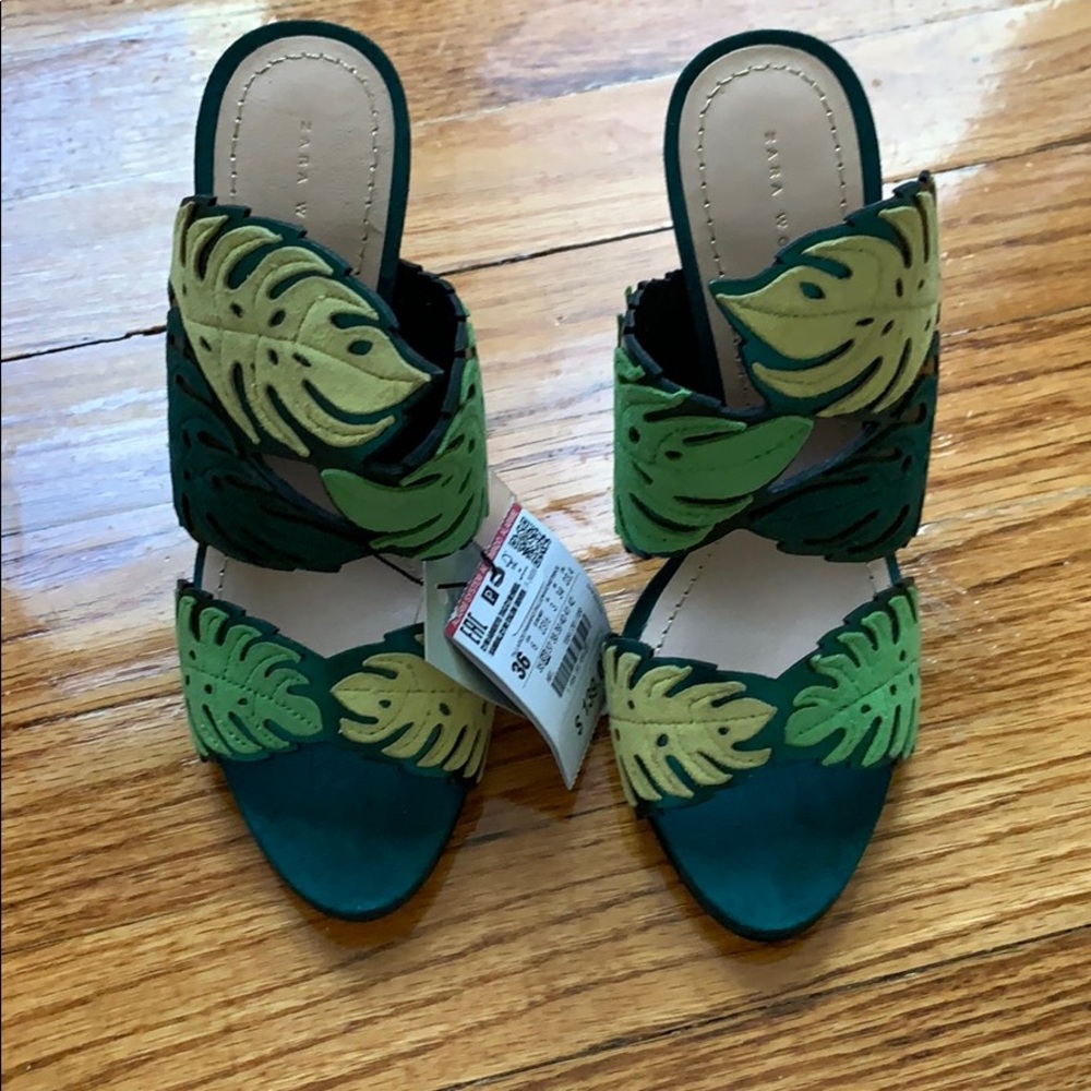 NWT ZARA LEATHER SHOES SIZE 6